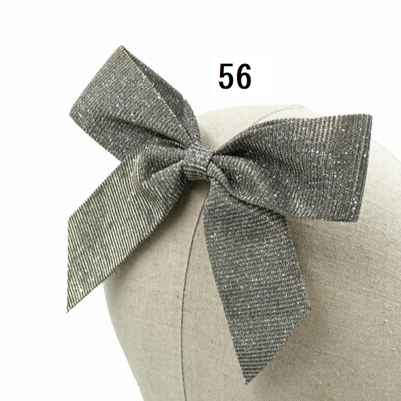 シックなラメおリボンのピン