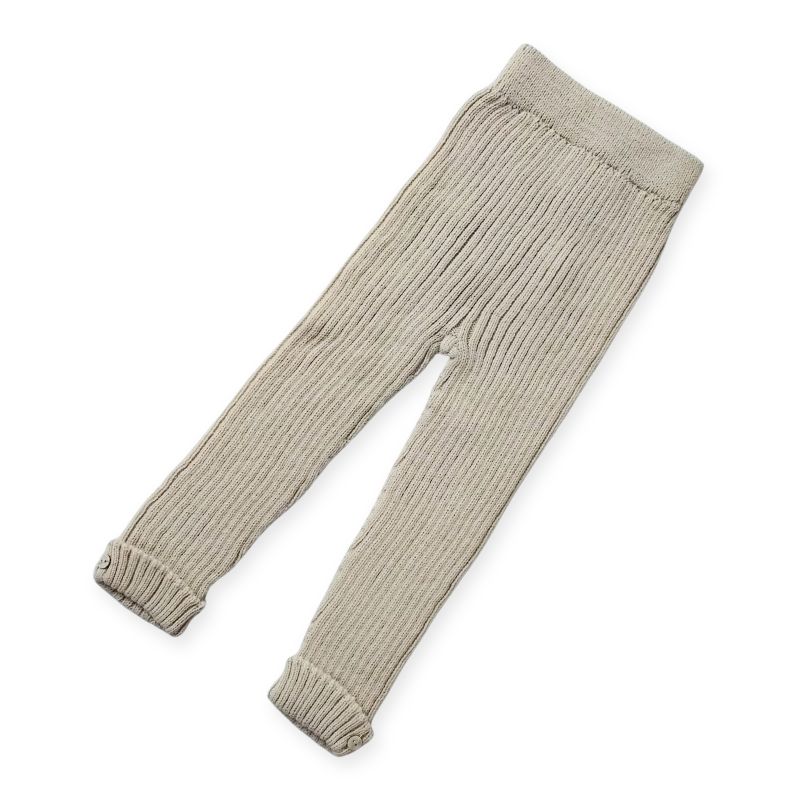 シンプルなリブニットレギンス/LG