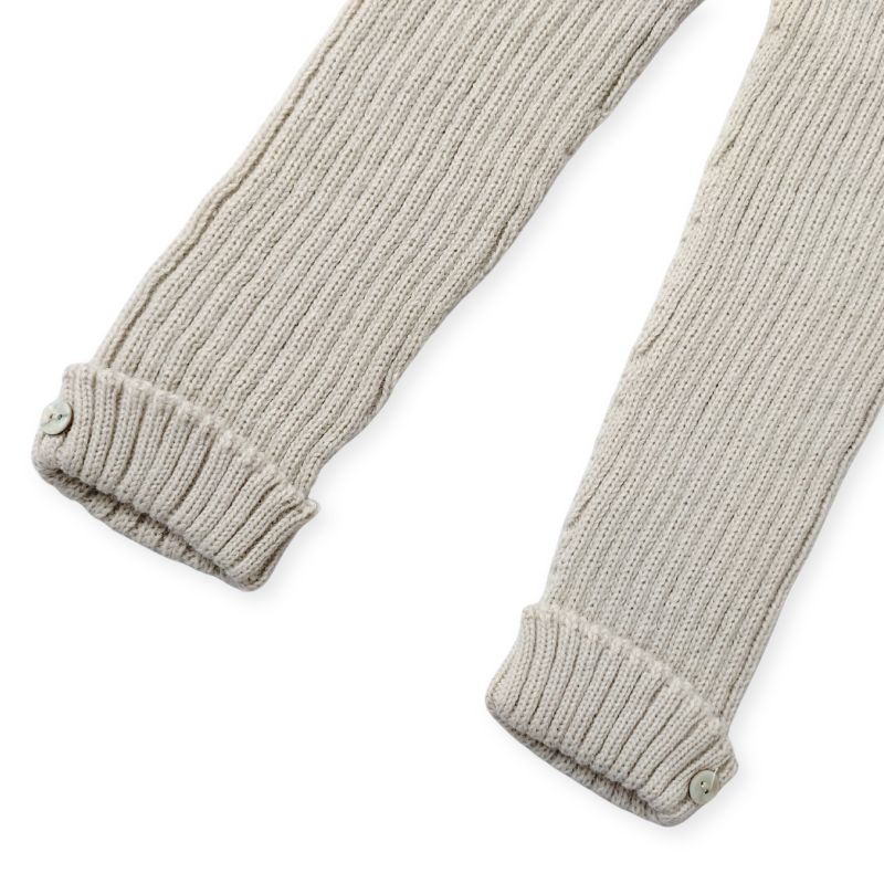 シンプルなリブニットレギンス/LG