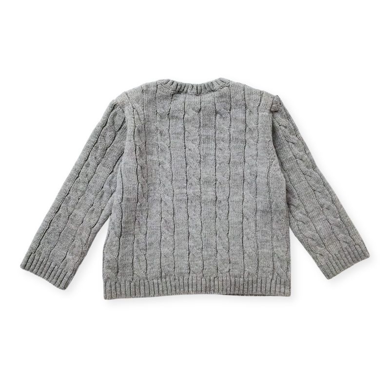 プレーンな縄編みカーディガン/G