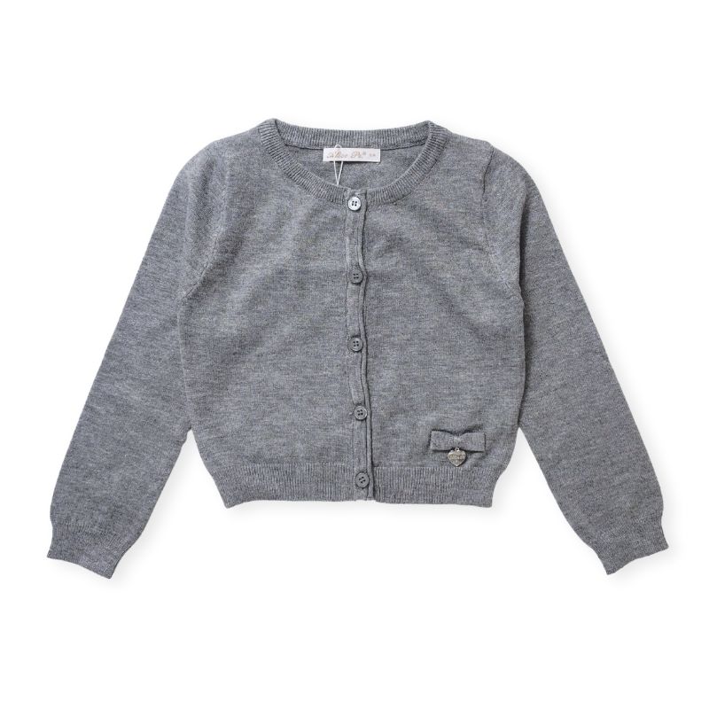 可愛いおリボンのプレーンカーディガン/G