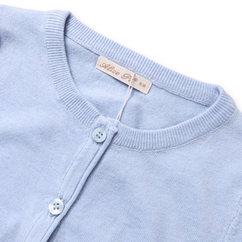 可愛いおリボンのプレーンカーディガン/B