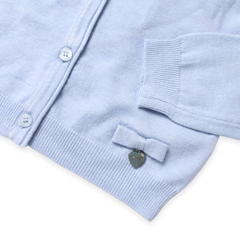 可愛いおリボンのプレーンカーディガン/B