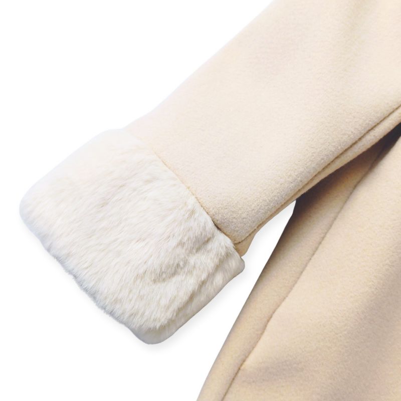 素敵なファーカフスのおリボンコート/Ｓ