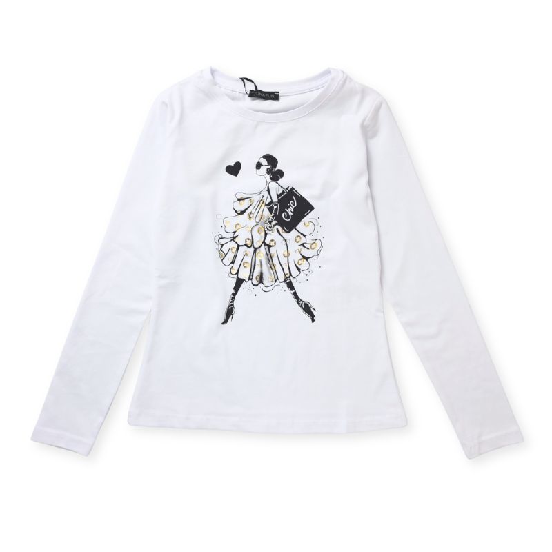 素敵なドレスガールのＴシャツ