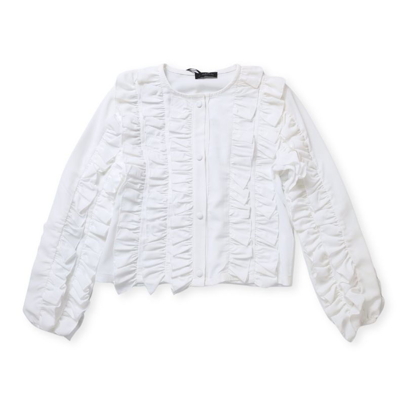 フリルいっぱいの素敵なブラウス