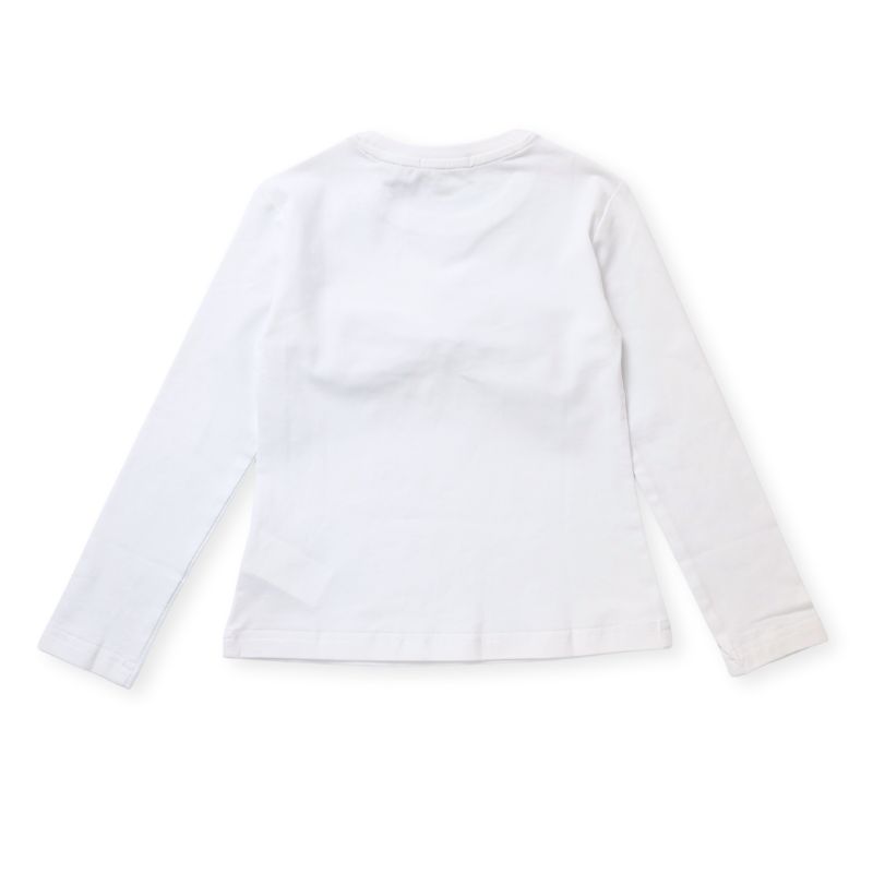 コサージュブラックおリボンのＴシャツ