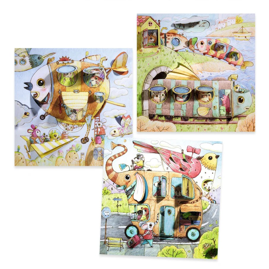 DJECO カラーリングサプライズ マロズ トリップ