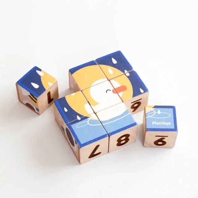 PLAN TOYS パズルキューブⅡ