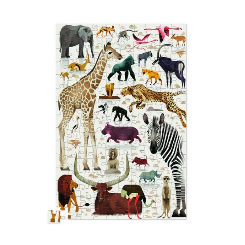 クロコダイルクリーク　缶入りパズル150p(アニマル)