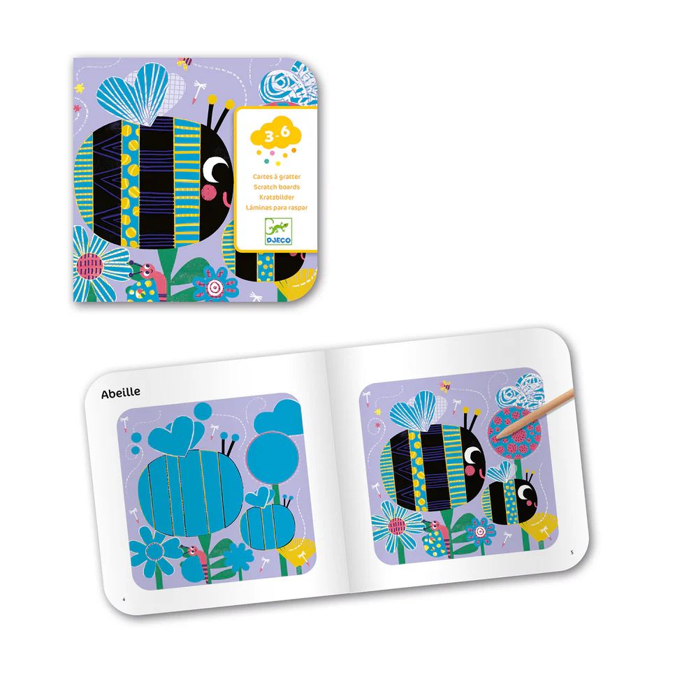 DJECO　スクラッチカード　バグズ