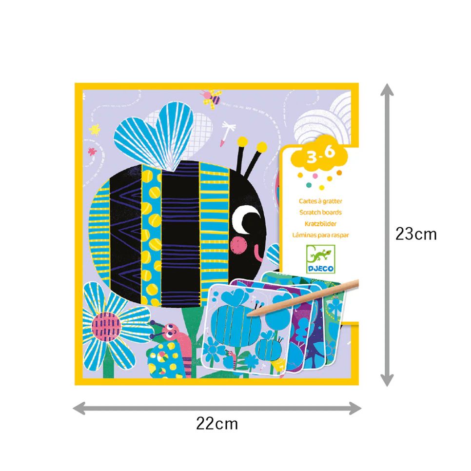 DJECO　スクラッチカード　バグズ