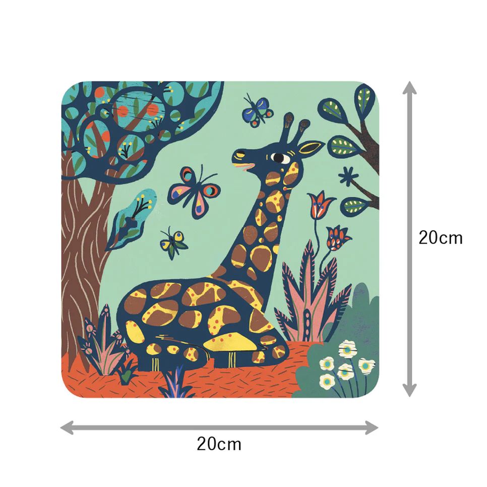 DJECO　スクラッチカード　ビッグアニマルズ