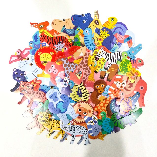 DJECO ステッカー サファリ アニマルズ