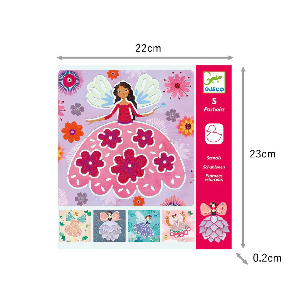 DJECO ステンシル フェアリーズ