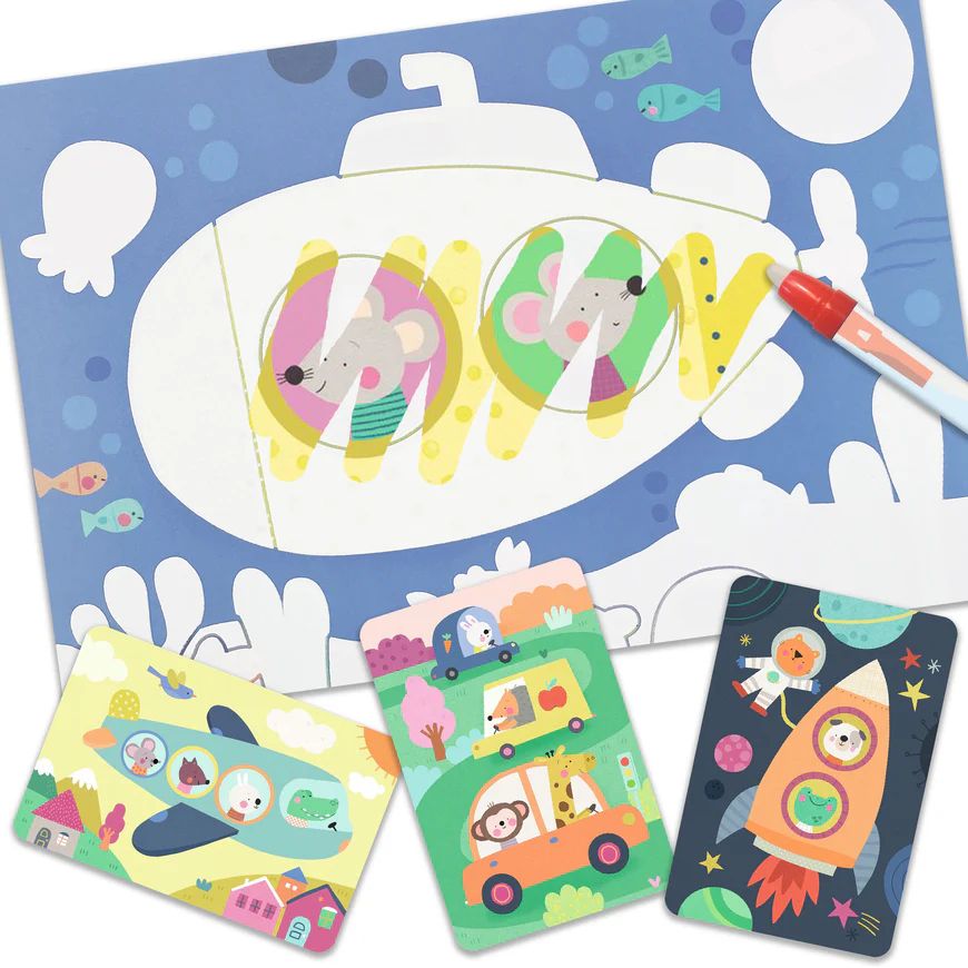 DJECO マジックカラーリング オンザロード